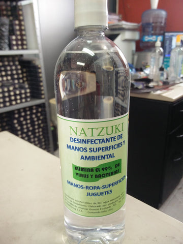 Desinfectante de manos, superficies y ambiental 1Lto by NATZUKI Gel Antibacterial Natzuki   