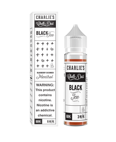 Black ICE Charlies Chalk Dust 60ml e-liquid Charlie's Chalk Dust   