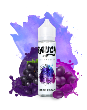Grape Escape by Saucy 60ml - Wholesale e-liquid Saucy   