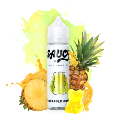Pineapple Gummy 60 ml de Saucy Wholesale e-liquid Saucy   