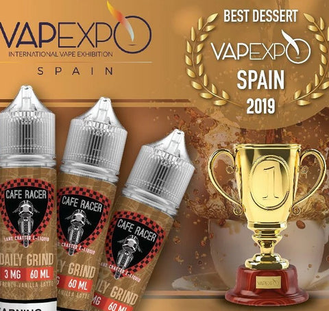 60 ml DAILY GRIND  Amazing e-liquid by Cafe Racer e-liquid Cafe Racer