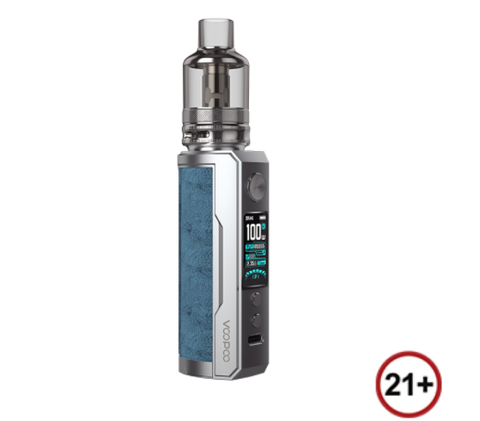 Drag X Plus Mod 100W Kit by Voopoo Mods Voopoo Bodega Prussian Blue