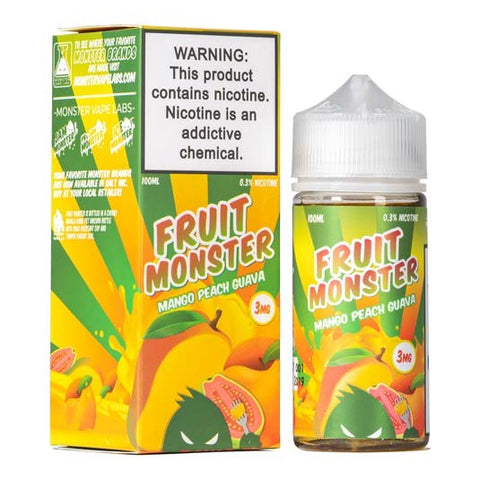 Fruit Monster 100ML by Jam Monster Liquids e-liquid Jam Monster Liquids Bodega Mango Peach Guava 0mg