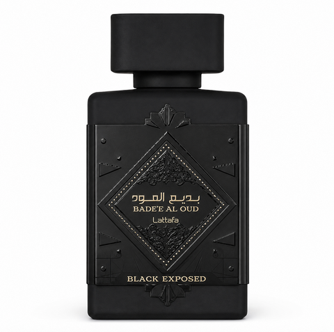 Bade'e Al Oud Black Exposed EDP 100ml – Lattafa Perfumes Unisex