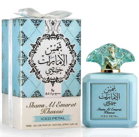 Decant Shams Al Emarat Khususi Iced Petal EDP – Ard Al Zaafaran Perfume Ard Al Zaafaran