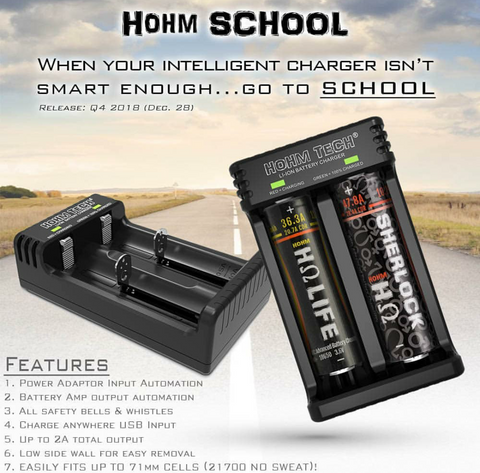 Cargador Hohm School by Hohmtech Baterias/Cargadores HOHMTECH   