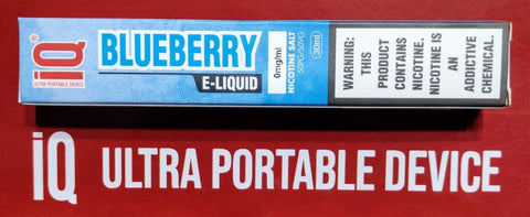 IQ Nicotine Salts Blueberry E Juices 30ml by IVAPEIQ e-liquid iVapeIQ Bodega Blueberry 0mg