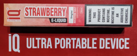 IQ Nicotine Salts Strawberry E Juices 30ml by IVAPEIQ e-liquid iVapeIQ Bodega Fresa 0mg