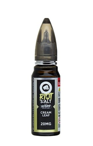 Cream Leaf Nicotine Salts by Riot Squad wholesale e-liquid Riot Squad   