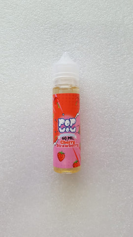 Cherry Strawberry Pop Wow Sour Lollipops 60ml