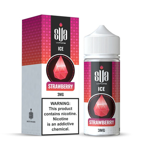 SUA Strawberry ICE 100ml by SUA Vapors wholesale e-liquid SUA   