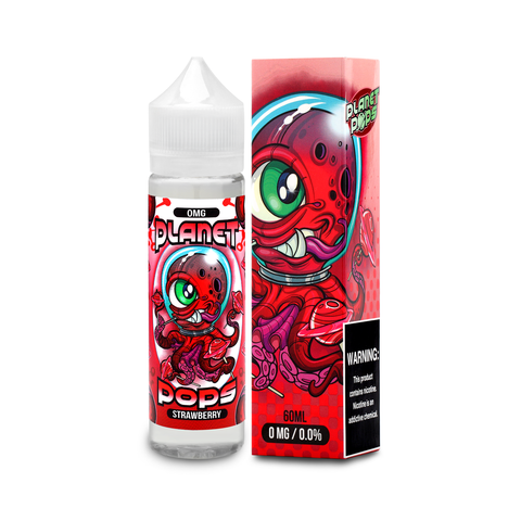 Planet Pops 60ml by King Crest wholesale e-liquid Kings Crest Bodega Strawberry 0